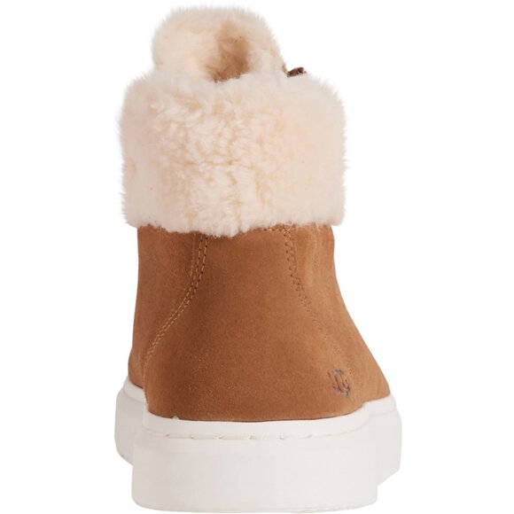 UGG® Women's Alameda Mid Zip Boots - Suede Chestnut - Picture 5 of 6